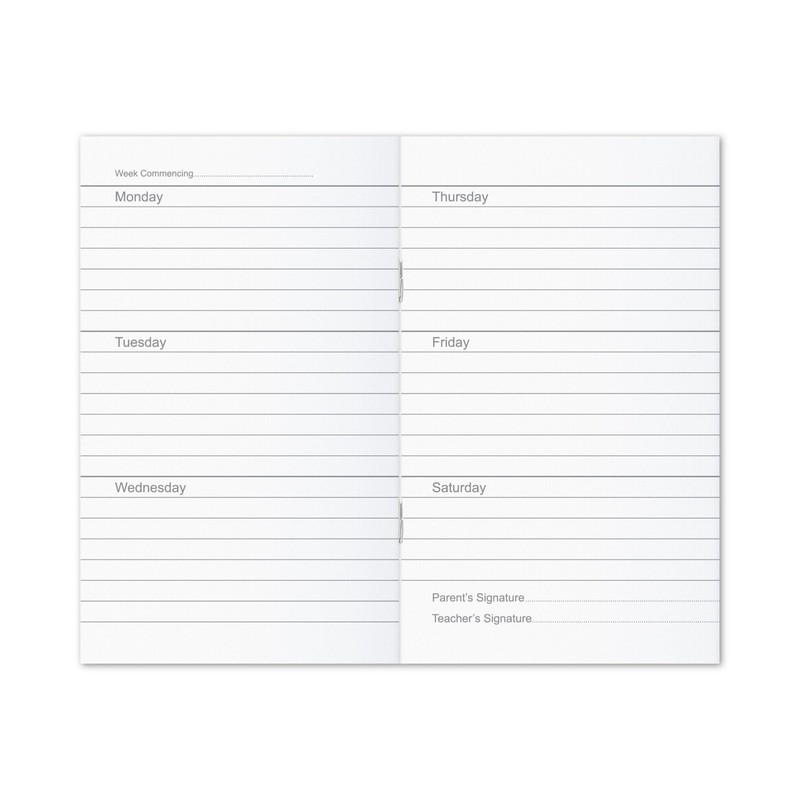 RHINO A6+ Homework Diary, 84 Page / 1 Pack, 6