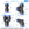 WEZCHUGHAOL ﻿Pneumatic Quick Connect Fittings Kit 40-Piece 6mm - Leakproof