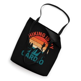 Hiking Is My Cardio Camping Scouting Scouts Scout Hiker Tote Bag