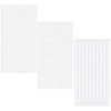 BENECREAT 3pcs Acrylic Sashiko Stencils Sashiko Template Dot and Line