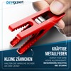 DIYexpert Sturm Clothes Pegs, Made in Germany, Red, Sturdy Clips