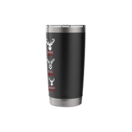 Deers - Santa's Reindeer Jerky - Hunting - Deer Hunting Stainless Steel Insulated Tumbler