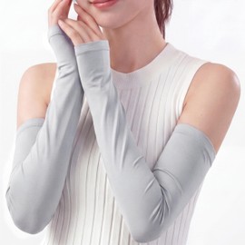 GOKEI Arm Cover, UV Protection, Cooling Sensation, Cool to Touch, 23°F (-5°C), Sweat Absorbent, Quick Drying, Stretchy, Breathable, Cooling Arm Cover, UV Protection, Anti-Slip, UPF50+, Sunscreen, Lasting Cooling, Summer, Men's Cool Sun Protection, Cool