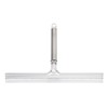 iDesign Forma Brushed Stainless Steel Squeegee with Suction Storage Hook