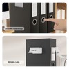 JiaWei Black Storage File Boxes,Document File Folder,A4 Archives Cases with