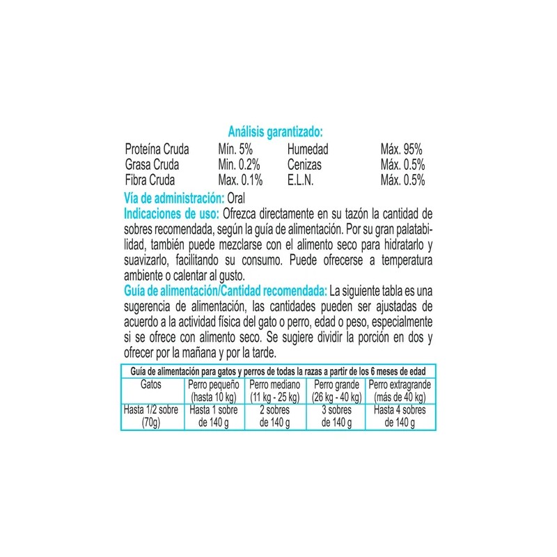 Caldo Sabor Pollo Para Perros Y Gatos Colágeno 28 Sobres