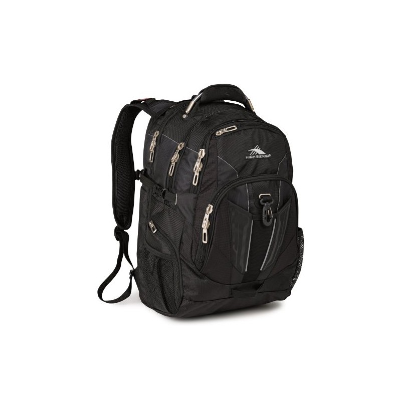 High Sierra XBT - TSA Laptop Backpack, Black, One Size