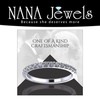 NANA Sterling Silver & Pure Brilliance Zirconia Wedding Band-Rhodium Plated-Size