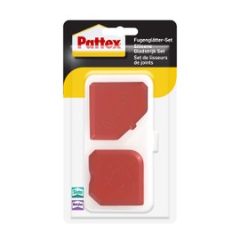 Pattex Grout Smoother Set, 2 Joint Spatulas for Professional Smoothing, Permanently Elastic Joints, Easy to Clean Smoothing & Modelling Tool, 1 Set Including Storage Box
