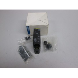 Omron E3JM-DS70M4-G Black Photodiode/Phototransistor Switch, Push Button Actuator, Manual Operation, 24-240V AC, D269872