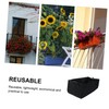 NOLITOY 2pcs Grow Bag Fabric Vegetable Grow Pot Bags Rectangular
