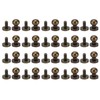 20set Brass Rivets Bronze Wear Resistance Luggage Hardware Accessories for