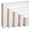 Weimarer Profile White Skirting Boards, MDF / Film, 60 /