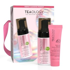 DOUBLE CLEANSING KIT - Tea Glow Foam + Peach Tea Milk Oil 50ml
