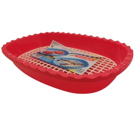 DAKE Food Defrosting Tray Plastic Quick Defrost Container Fuchsia