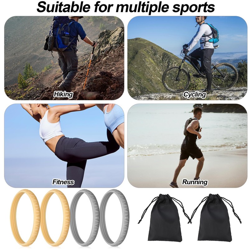 4 Pcs Patella Tendon Knee Strap, Knee Strap Patella Tendon