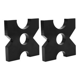 PIAOCAIYIN 2 Pack Iron Press Plate, H Frame Hydraulic Shop Press Plate, Metal Arbor Press Plate For Presses Weighing Up to 44092.45 Lbs & 70547.92 Lbs