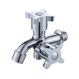 Kitchen Sink Tap ABS Plastic Washbasin Taps Double Spout Handle Sink Tap G1/2 (Club G 1/2)