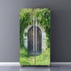 BSPWIRFNZPL Self Adhesive Vinyl Refrigerator Wrap Set Door Wine Cellar
