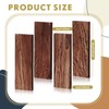 Riakrum 4 Pieces Ironwood Knife Handle Material Natural Wood Knife