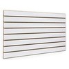 White Slatwall Panels 24"H x 48"L (Set of 2 Panels)