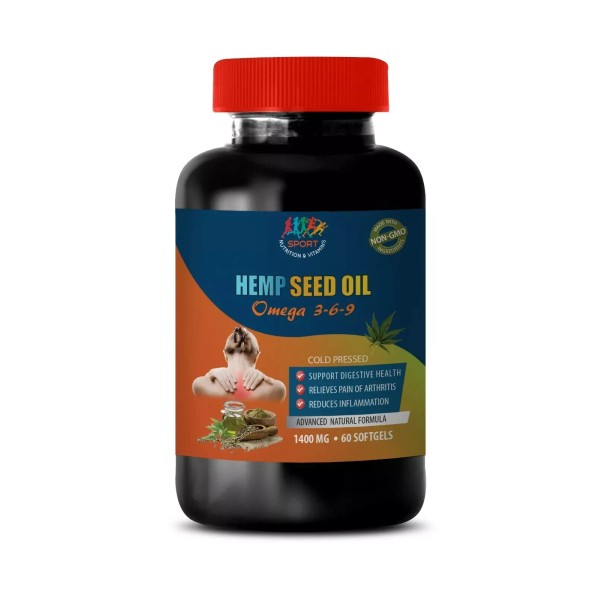 SPORT NUTRITION & VITAMINS Pure peace capsules - HEMP SEED