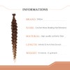 Crochet Curly Braiding Hair With Box Braid Boho Style Hair