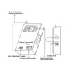 Coil Fingerprint Lock Maintenance Detector 1800mAh Fingerprint Lock Detector Pulse