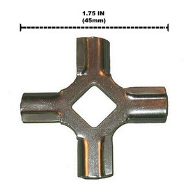 Univen Meat Grinder Blade and Disc Plate Set Compatible with KitchenAid FGA Food Grinder Attachment