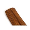 Wooden Incense Holder for Sticks with Inlays of Brass Crescent