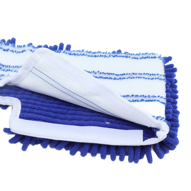 2PCS Mop Head Pad Microfiber Mop Replacement Pad Washable Reusable