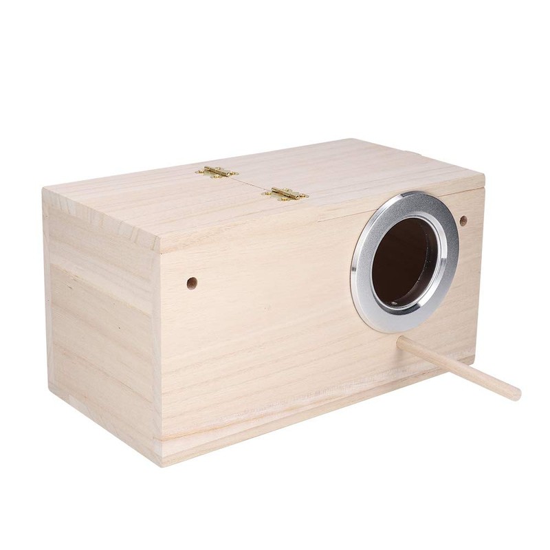 Bird Breeding House, Sturdy Durable Breeding Box Wooden Professional for