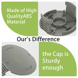 Pack of 2 Spool Lids, Cap Grass Trimmer, Plastic, Durable, Grass Trimmer, Plastic Durable Spool Cap, Compatible with Bosch EasyGrassCut F016F05320