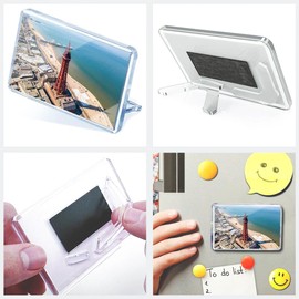 Classic Rectangle Magnet with Stand - Blackpool Tower Central Pier England - Fridge Locker Office Whiteboard Toolbox #50295