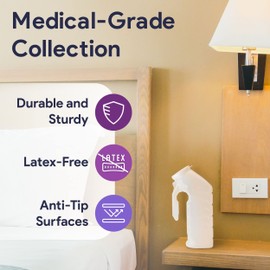 Portable Urinals For Men - Spill Proof Pee Bottles For Men - Versatile Travel Urinal - 32 oz. Urine Bottles For Men Capacity - Tight Seal Lid Male Urinal Bottle - 2 Pack