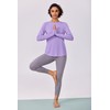 PINSPARK Rash Guard for Women Soft Crew Neck Long Sleeve