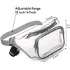Jonnick Clear Fanny Pack, Stadium Approved Waist Pack, Waterproof Hip