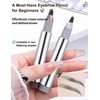 Erinde Braun Microblading Eyebrow Pencil, Long-Lasting, Waterproof and Smudge-proof Eyebrow