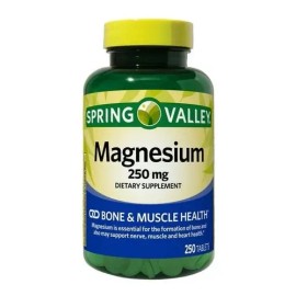 Spring Valley - Magnesio, 150 Mg, 250 Tabs, Spring Valley - Top Quality