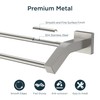 FORIOUS Double Towel Bar, 24 Inch Dual Towel Racks for