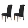 Extra Large and Soft Black Chair Covers,for Banquet Chair Covers,Detachable