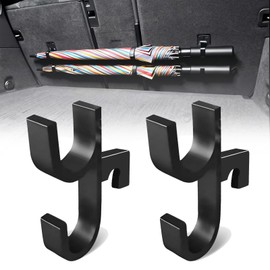 2PCS Car Umbrella Holder Clip Hook,Car Boot Umbrella Hook-Space-Saving & Easy Install for Car Seat,Stroller, Wheelchair,Golf Bag,Truck,Boat,SUV Trunk Organiser