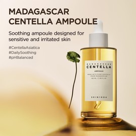 SKIN1004 Madagascar Centella Asiatica Ampoule Facial Serum 1.85 fl.oz, 55ml, Soothes Acne Prone and Sensitive Skin