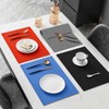 Silicone Placemats, Food-Grade Non-Slip Waterproof, Dining, Stain Resistant, Countertop Protector,
