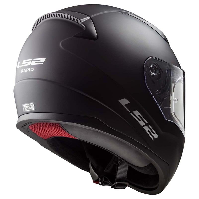 LS2 Helmets Full Face Rapid Street Helmet (Matte Black -