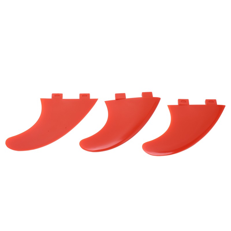 3Pcs Surfboard Fins Glass Fiber Thruster Fin Sets Surf Accessories