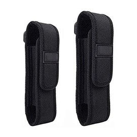 2PCS Flashlight Pouch Holster, Torch Case Holder 5"-8" Flashlight for Camping Hiking Climbing Hunting