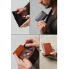 Mura Coin Case, Coin Purse, Genuine Leather, Men's, Thin, 0.4