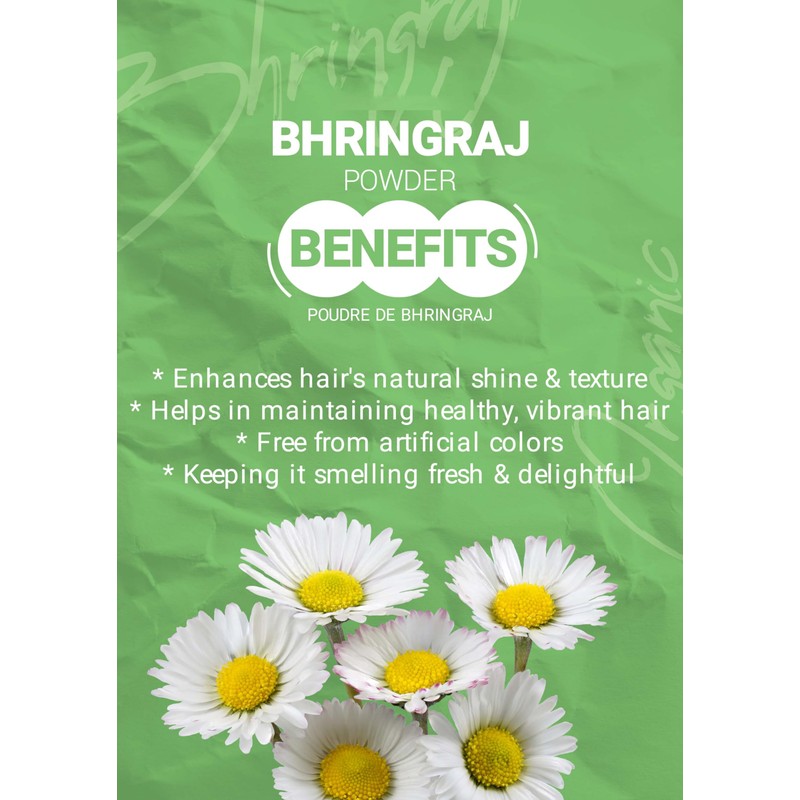 She Made Bhringraj Powder