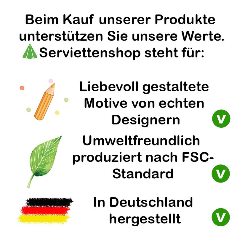 20 Napkins Schön dass du da bist mit Fische und